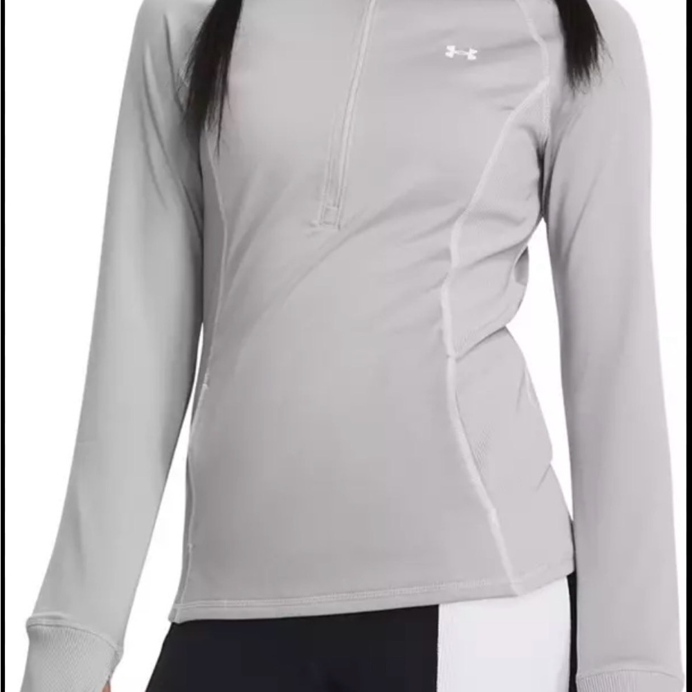 Under Armour Gray Quarter-Zip Sweatshirt​​ - Picture 3 of 8